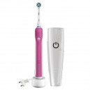 Brosse à dents électrique Oral-B 750 CrossAction Pro Blanc Rose