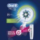 Brosse à dents électrique Oral-B 750 CrossAction Pro Blanc Rose