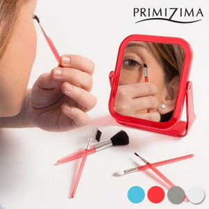 Miroir avec Pinceaux de Maquillage Primizima (6 pièces) 