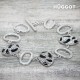 Bracelet Plaqué Rhodium et Zirconites Panther Hûggot (18 cm)