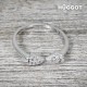 Bague Réglable en Argent Massif 925 et Zirconites Egyptian Hûggot