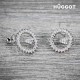 Boucles d'oreilles en Argent Massif 925 et Zirconites Winner Hûggot 