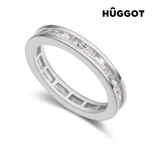 Bague Plaqué Rhodium et Zirconites Fashion Hûggot