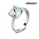 Bague Plaqué Rhodium Pacific Hûggot Fabriquée avec des Cristaux Swarovski®