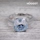 Bague Plaqué Rhodium Pacific Hûggot Fabriquée avec des Cristaux Swarovski®