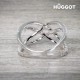 Bague en Argent Massif 925 et Zirconites Diadem Hûggot