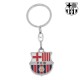 Porte-clés Argenté FC Barcelone