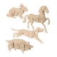 Puzzle 3D en Bois Animaux de la ferme Junior Knows