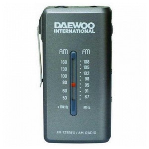 Radio Transistor Daewoo DRP-9 AM FM Noir