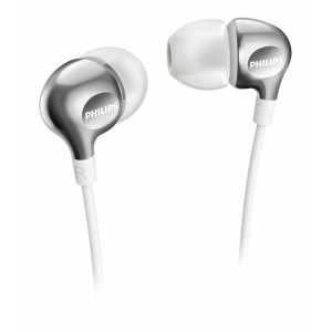 Casque bouton Philips SHE3700WT/00 105 dB Argent