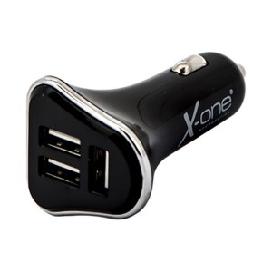 Chargeur de voiture Ref. 138185 3 x USB-A Noir