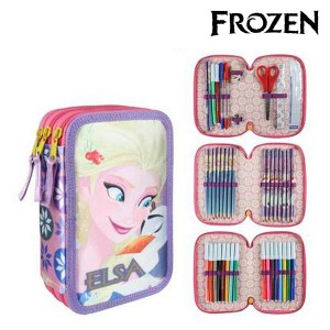 Pochette à crayons triple Frozen 8546 Lila