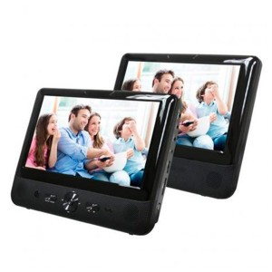 Lecteur DVD portable Denver Electronics MTW-984TWIN 9" LCD Noir