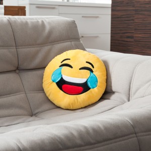 Coussin Émoticône Rire