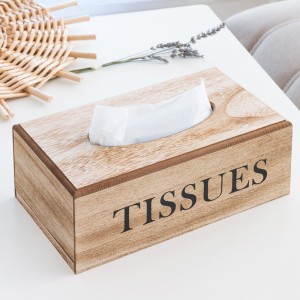 Boîte en Bois Tissues