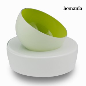 Centre de Table Verre Vert (26 x 19 x 17 cm) by Homania