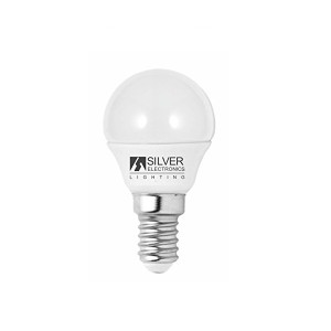 Ampoule LED Sphérique Silver Electronics ECO E14 4W Lumière chaude