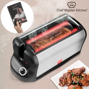 Four Électrique Portable Smart Rotisserie S avec Livre de Recettes 600W