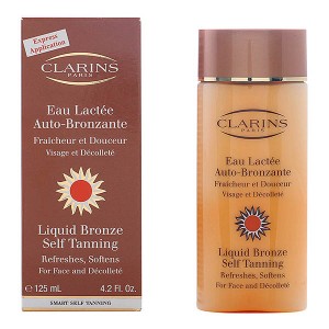 Clarins - SUN eau lactée autobronzante visage & décolleté 125 ml